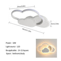 Nocra Luma Cloud - Creative Cloud LED Ceiling Light, 32W LED Ceiling Lamp With Remote Control 3000-6500K For Living Room, Kitchen, Dining Room