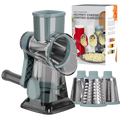 Nocra Ninja Pro - 3 in 1 Rotary Food Grater & Shredder