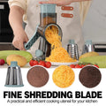 Nocra Ninja Pro - 3 in 1 Rotary Food Grater & Shredder